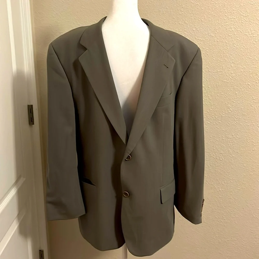 Hugo Boss DaVinci Lucca Blazer Suit Jacket Size 42R Virgin Wool Super 100